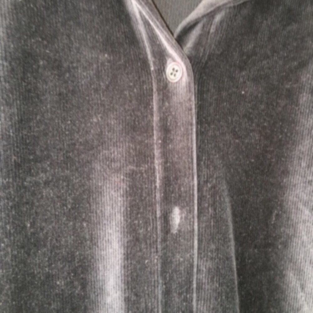 J.Crew Black Corduroy Button Down Shirt Boxy Fit Collared Casual Layering Piece - Picture 4 of 5